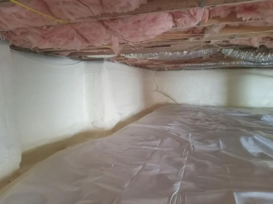 Crawl space encapsulation with closed-cell spray foam for Roof Maintenance in Truckee